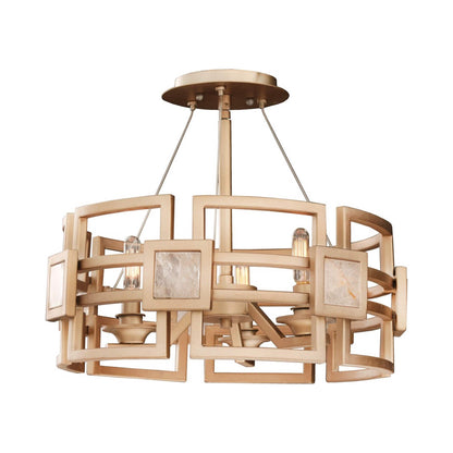 Metropolis Semi Flush Mount Ceiling Light.