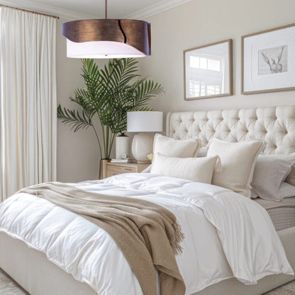 Midway Pendant Light in bedroom.