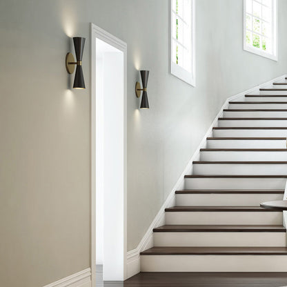 Milo Wall Light in stairway.