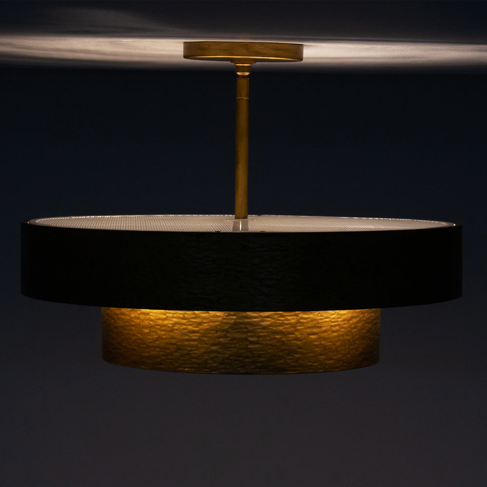 Moda Semi Flush Mount Ceiling Light in Detail.