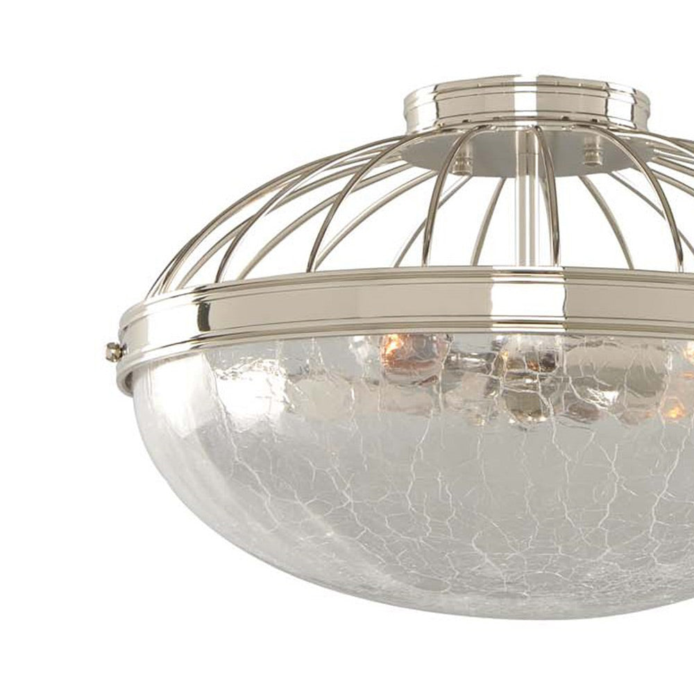 Montauk Flush Mount Ceiling Light in Detail.