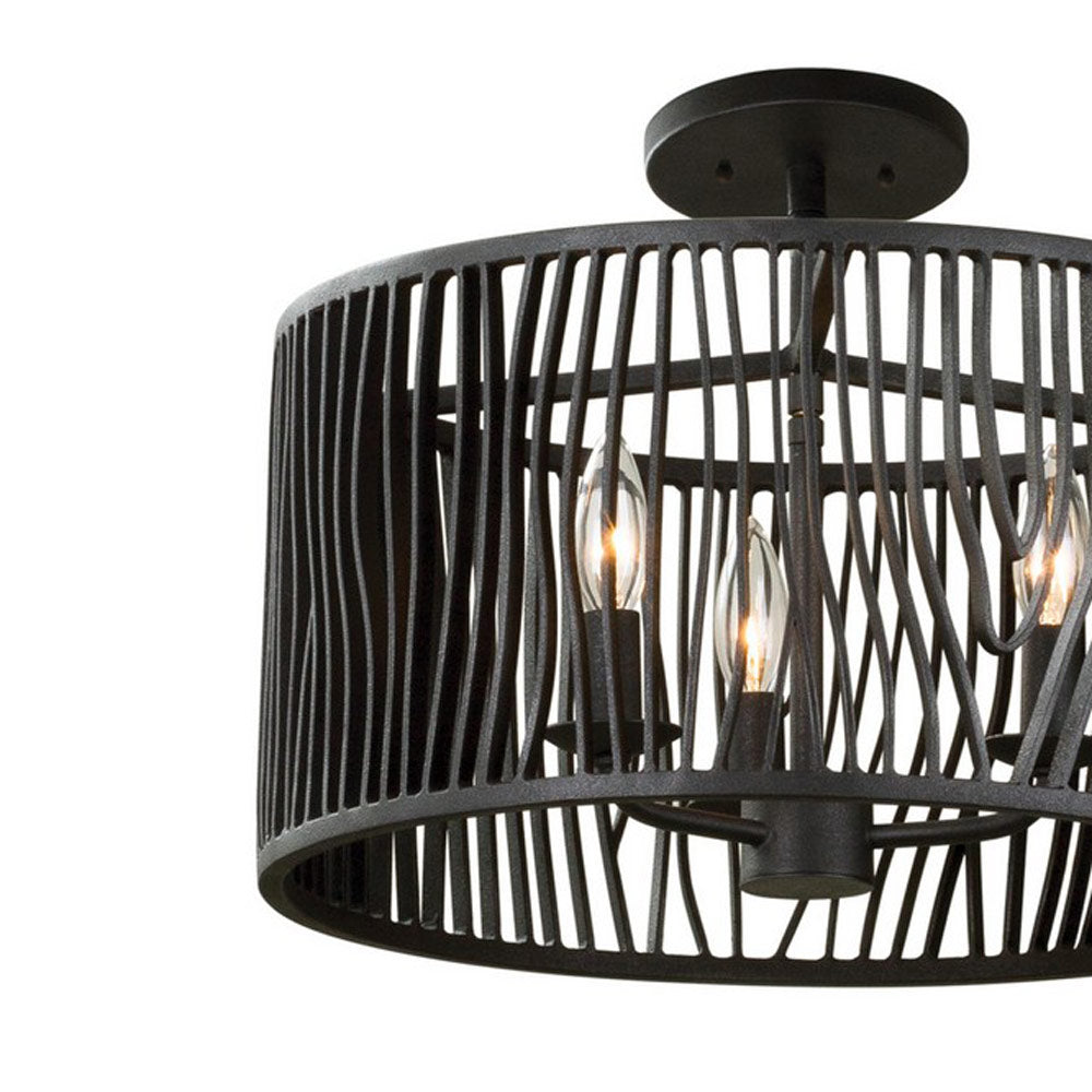 Morre Flush Mount Ceiling Light in Detail.