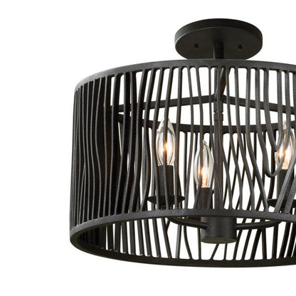 Morre Flush Mount Ceiling Light in Detail.