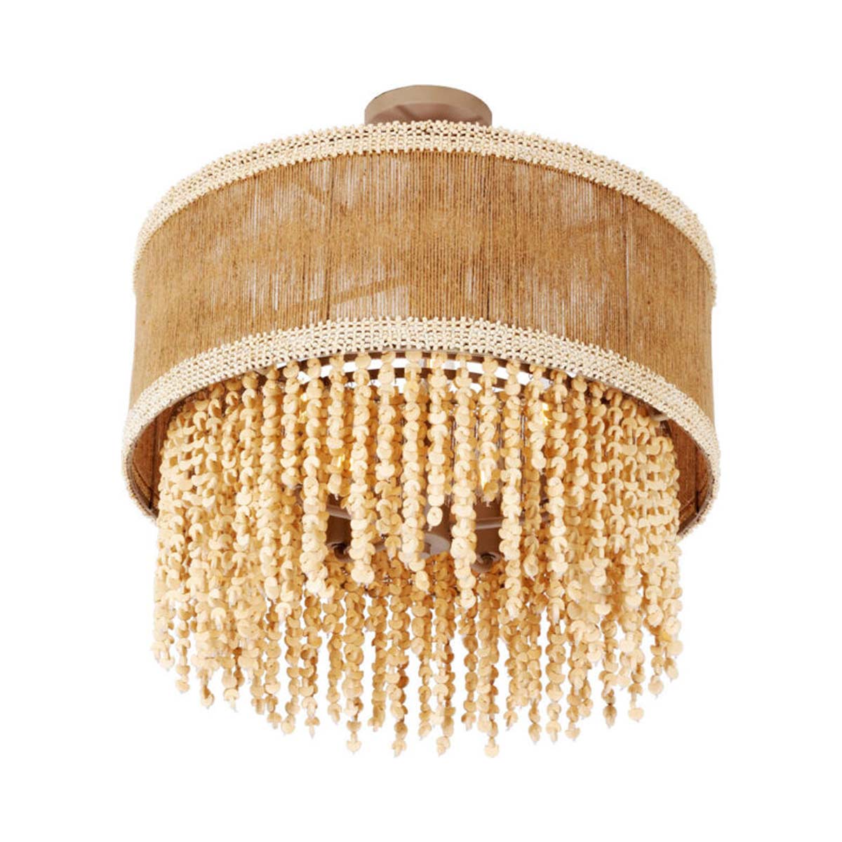 Naturale Semi Flush Mount Ceiling Light in Detail.
