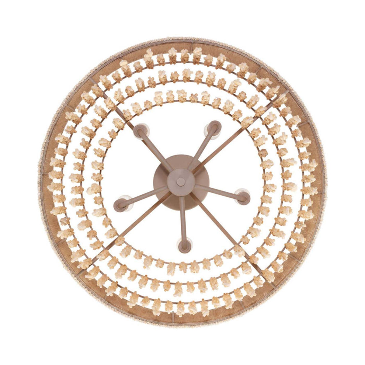 Naturale Semi Flush Mount Ceiling Light in Detail.