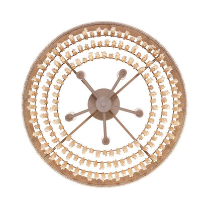 Naturale Semi Flush Mount Ceiling Light in Detail.