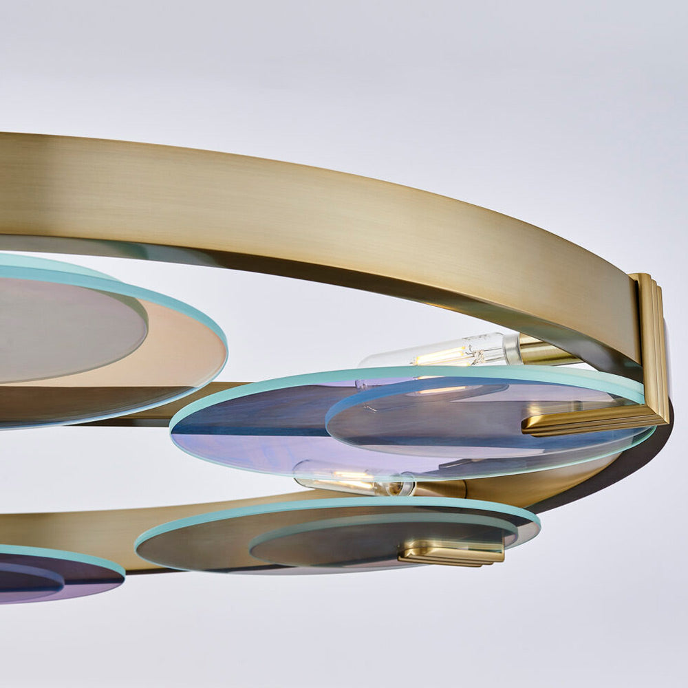 Optics Chandelier in Detail.