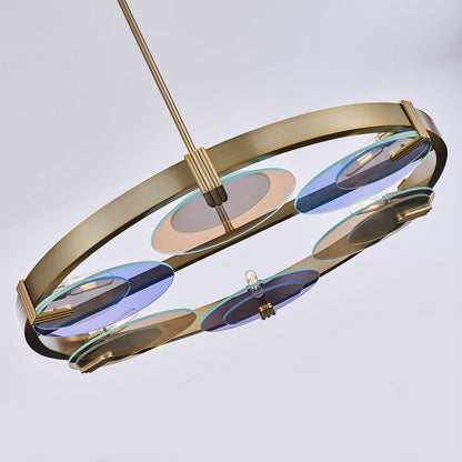 Optics Chandelier in Detail.