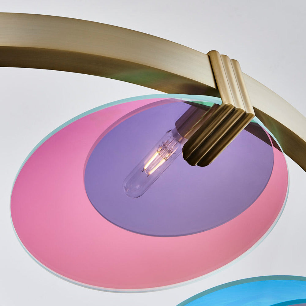 Optics Chandelier in Detail.