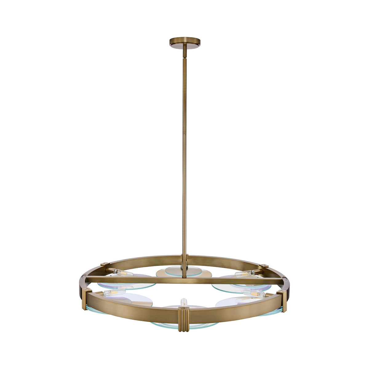 Optics Chandelier in Detail.