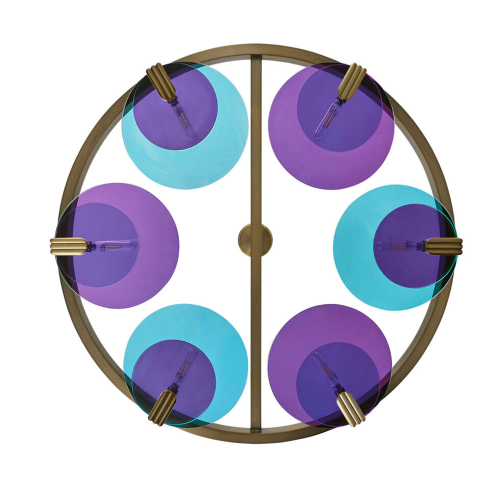 Optics Chandelier in Detail.