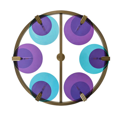 Optics Chandelier in Detail.