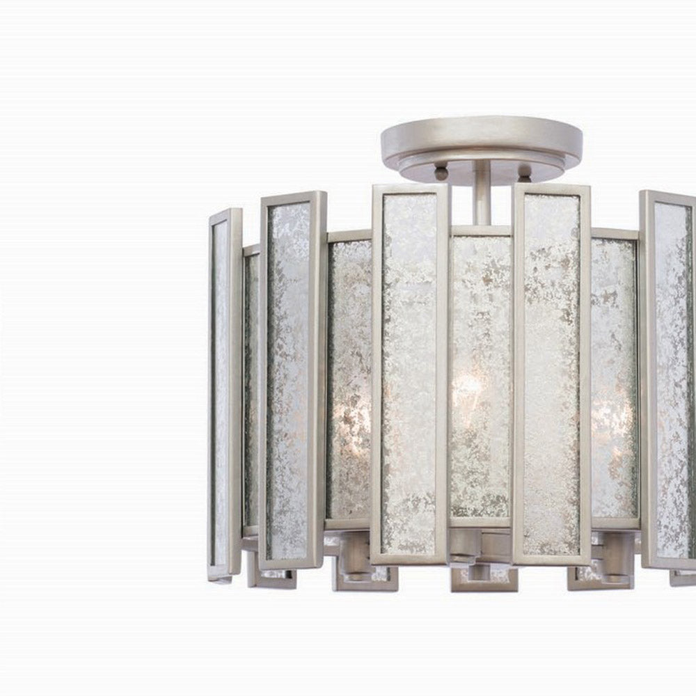 Palisade Semi Flush Mount Ceiling Light in Detail.
