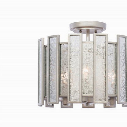 Palisade Semi Flush Mount Ceiling Light in Detail.