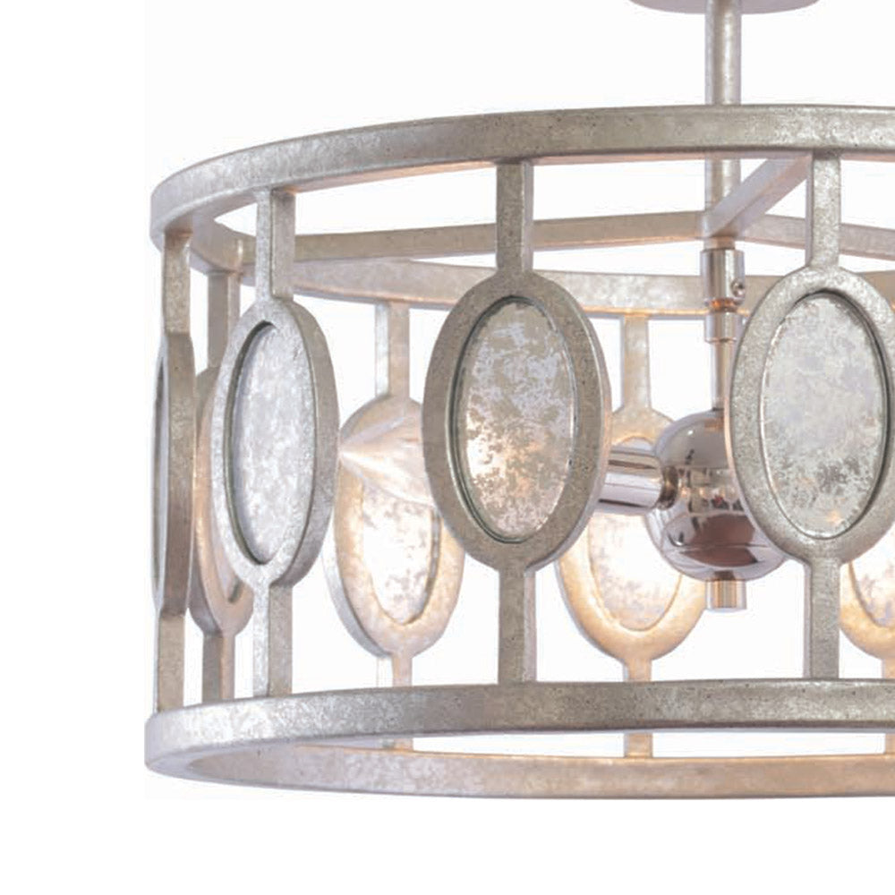 Palomar Semi Flush Mount Ceiling Light in Detail.