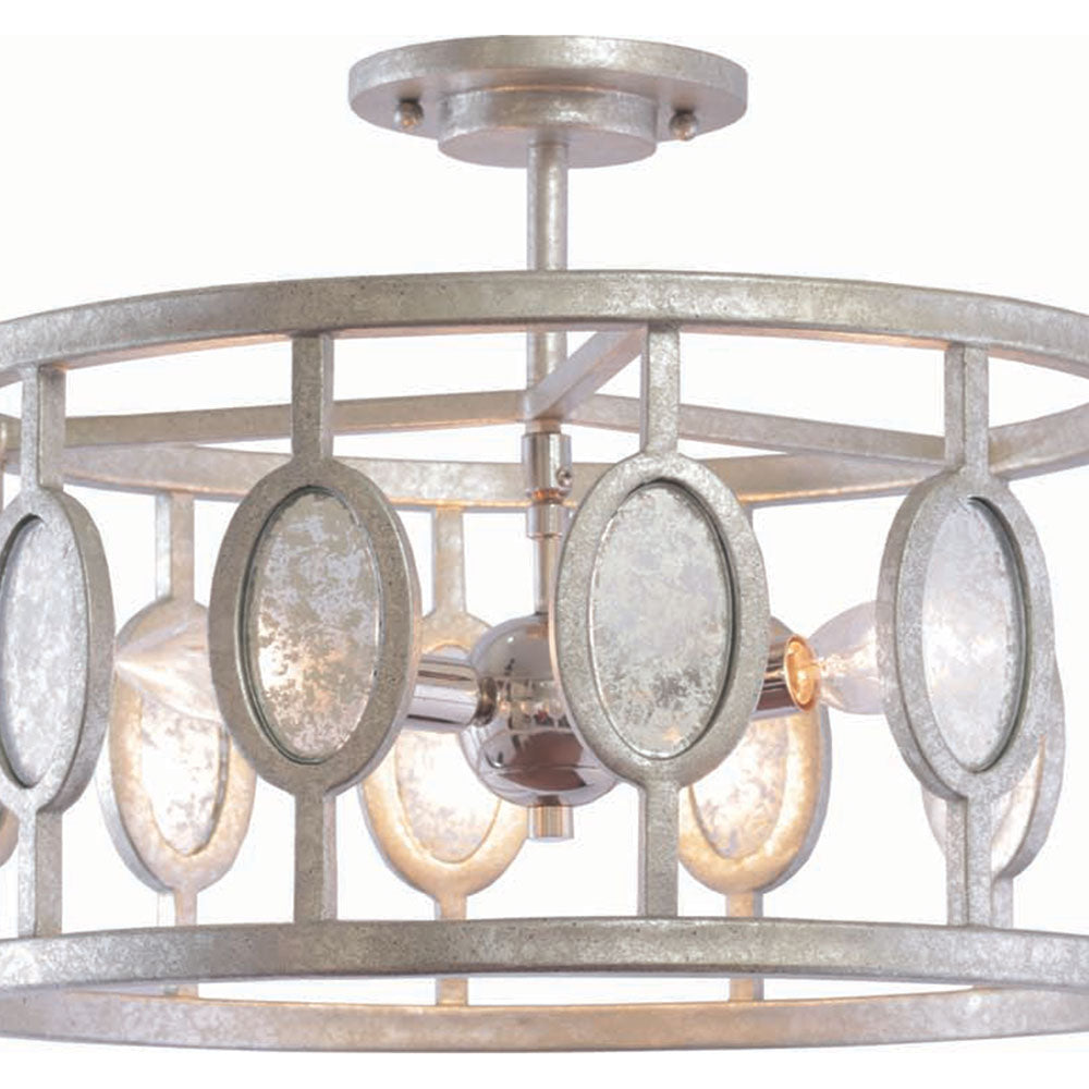 Palomar Semi Flush Mount Ceiling Light in Detail.