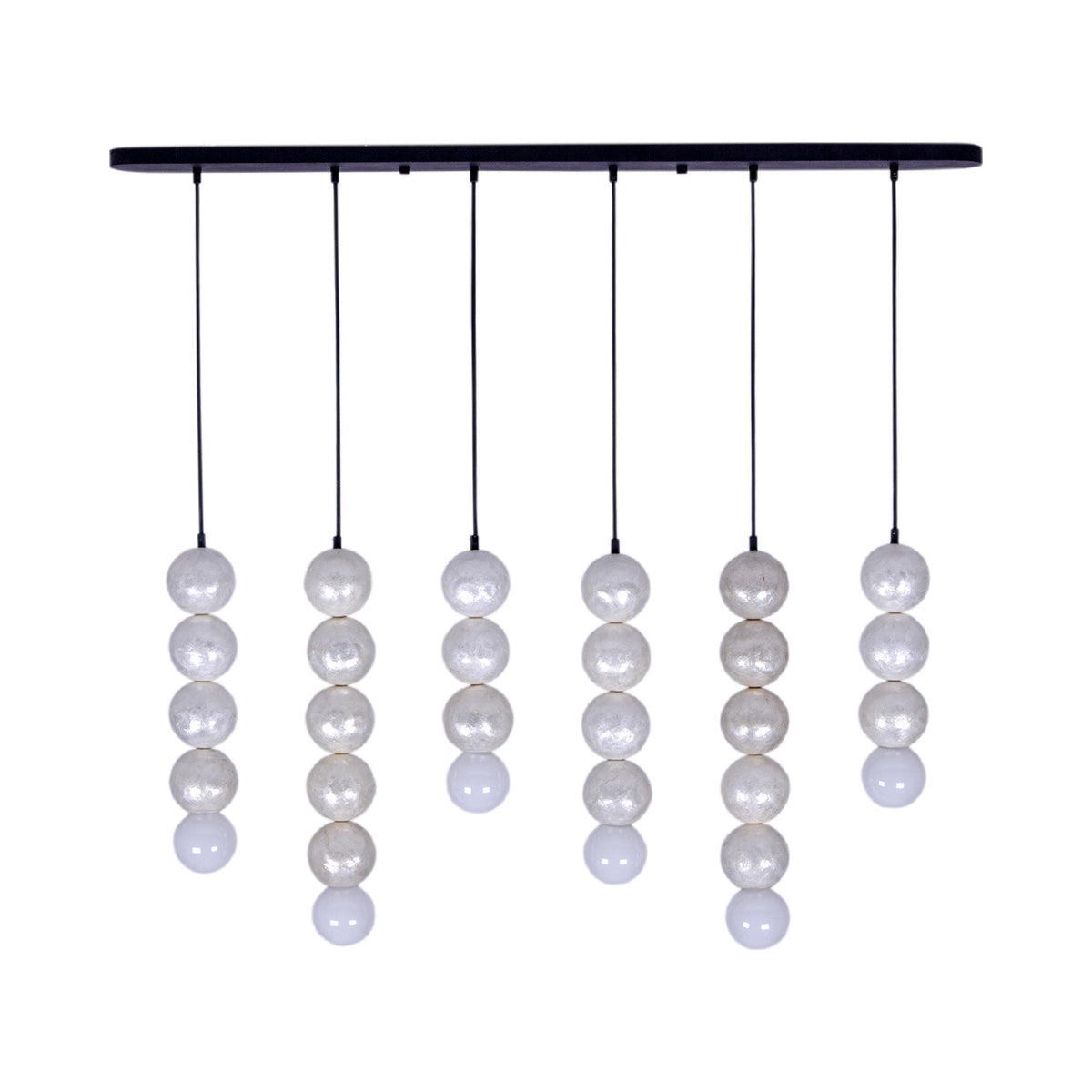 Pearls Linear Pendant Light in Detail.