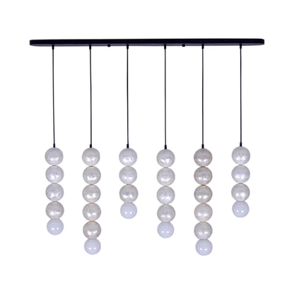 Pearls Linear Pendant Light in Detail.