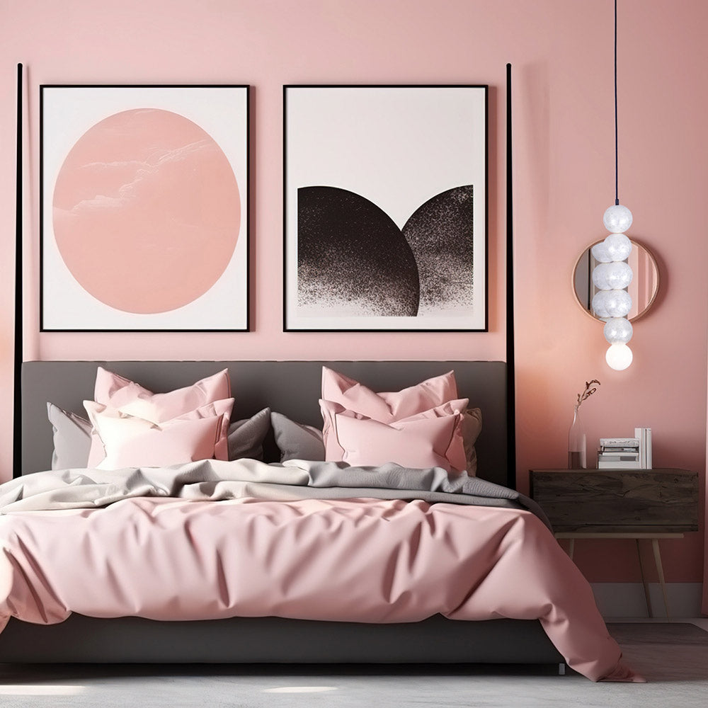 Pearls Pendant Light in bedroom.