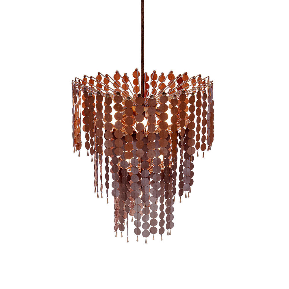 Pelt Chandelier in Detail.
