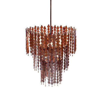 Pelt Chandelier in Detail.