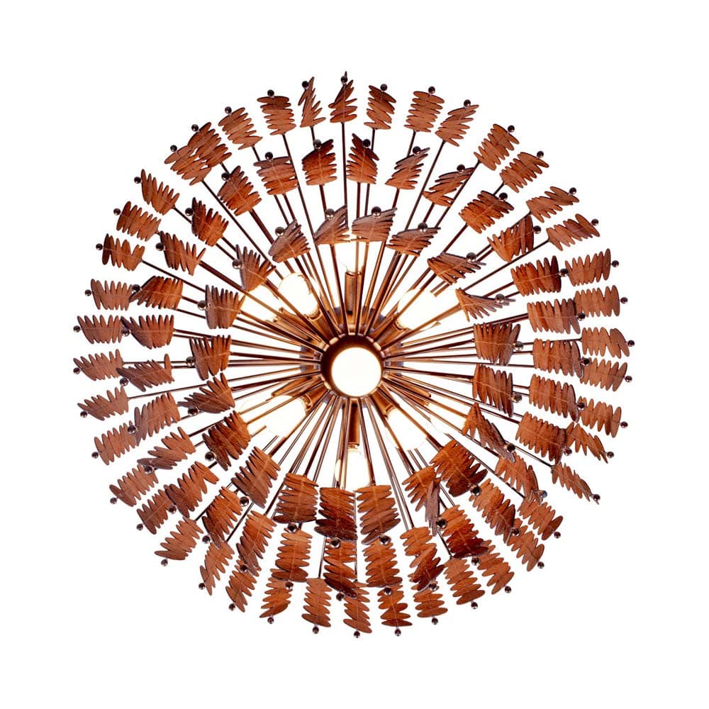 Pelt Chandelier in Detail.