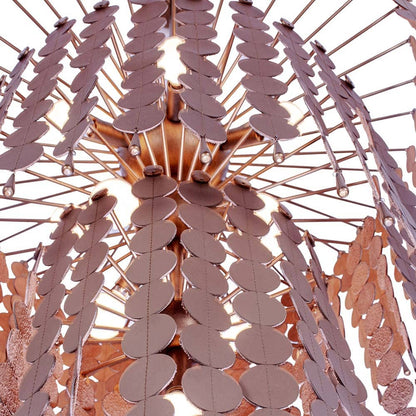 Pelt Chandelier in Detail.