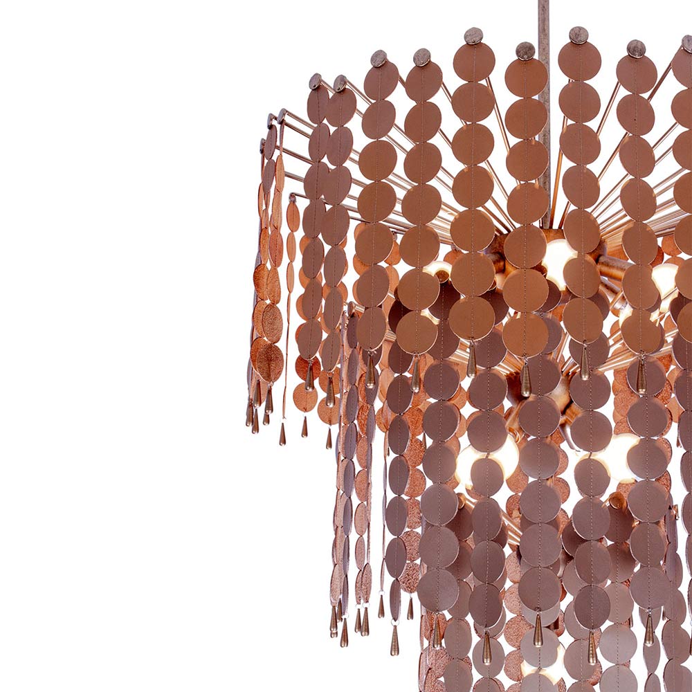 Pelt Chandelier in Detail.