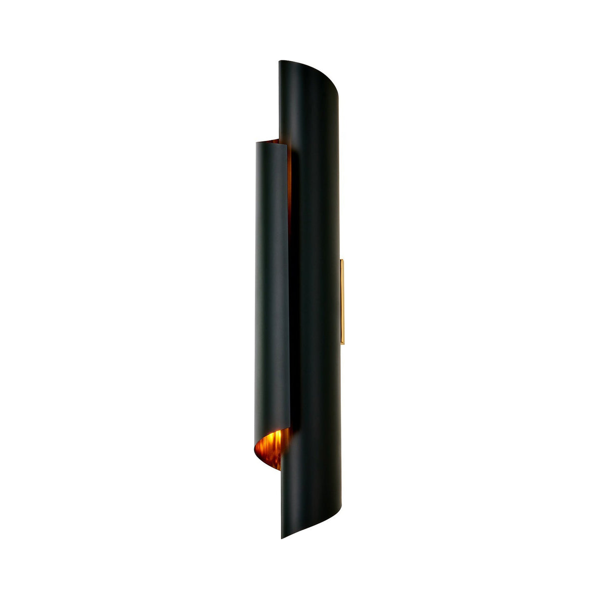 Piaga Wall Light in Matte Black.