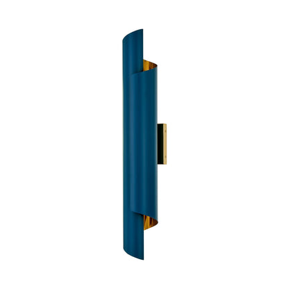 Piaga Wall Light in Matte Blue.