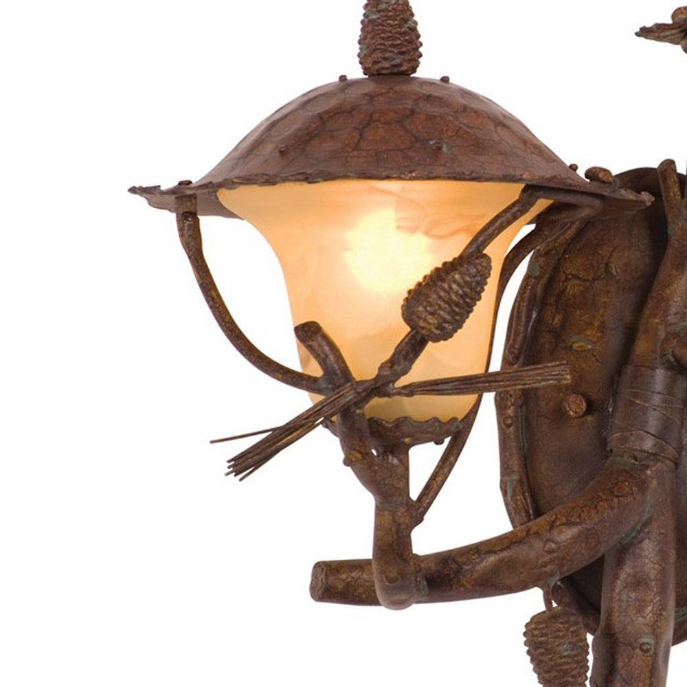 Ponderosa Outdoor Wall Light in Detail.