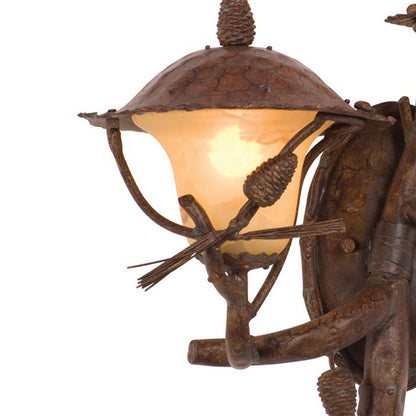 Ponderosa Outdoor Wall Light in Detail.