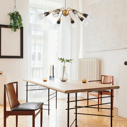 Ponti Chandelier in dining room.