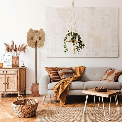 Poppy Floor Lamp in living room.