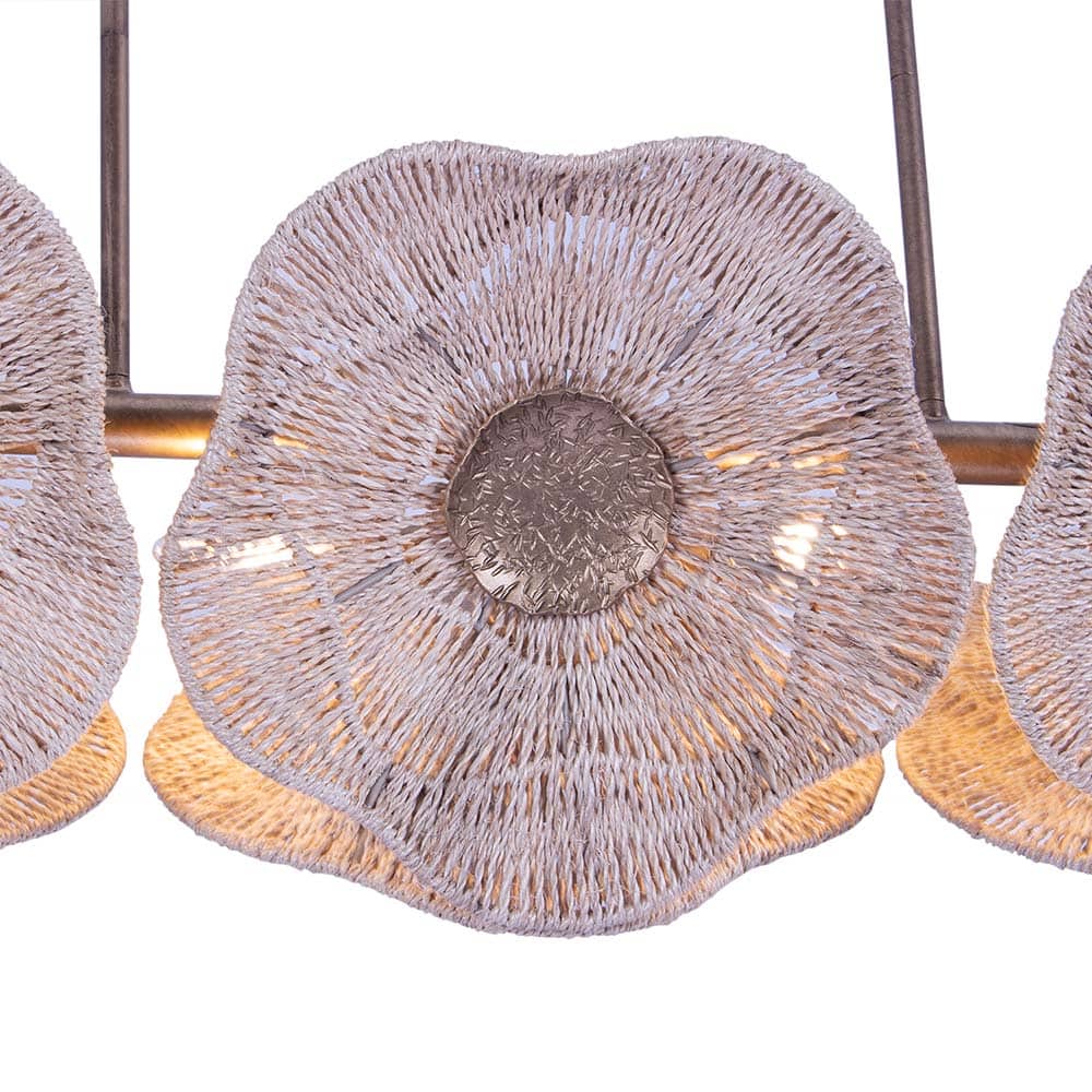 Poppy Linear Pendant Light in Detail.