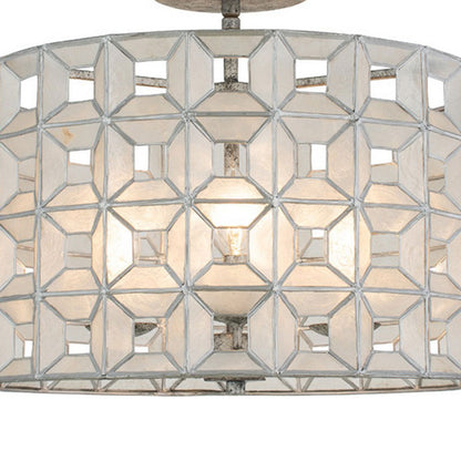 Prado Semi Flush Mount Ceiling Light in Detail.