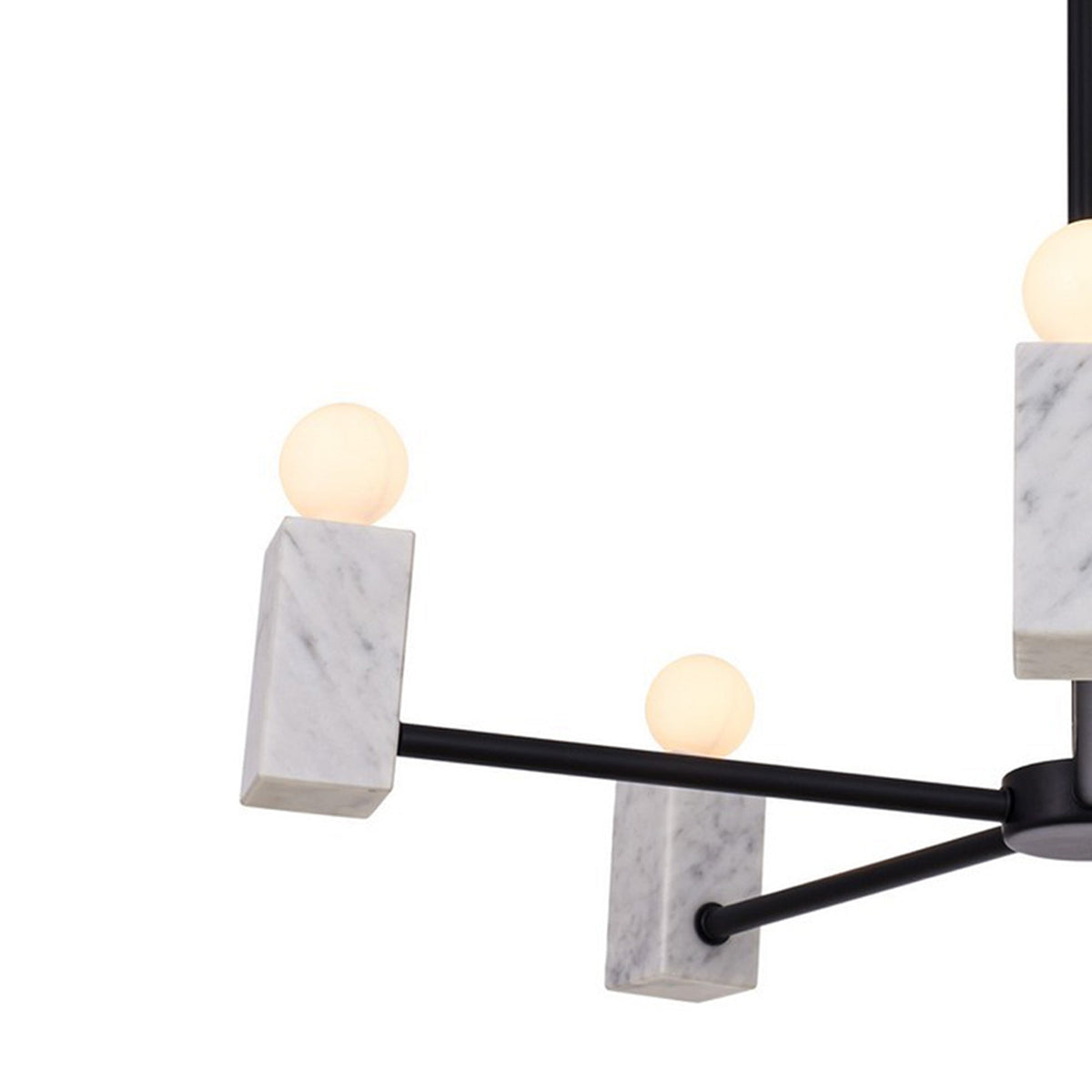 Quadra Chandelier in Detail.