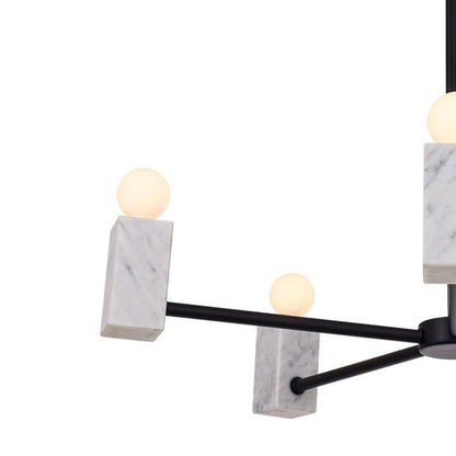 Quadra Chandelier in Detail.