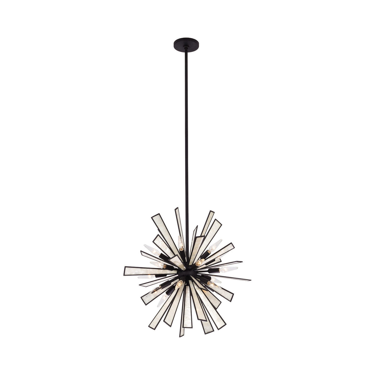 Radiance Pendant Light in Matte Black.
