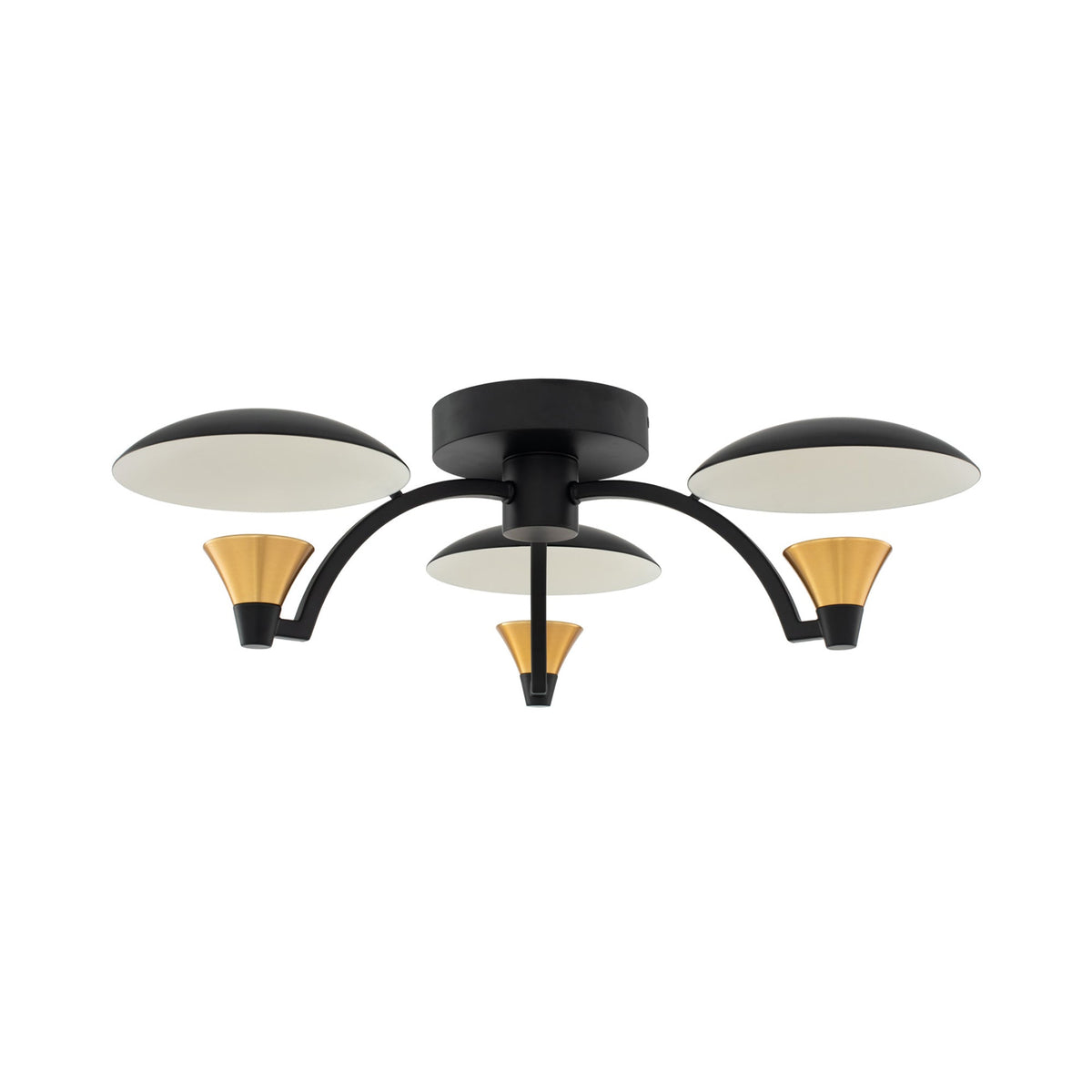 Redding LED Semi Flush Mount Ceiling Light in Detail.