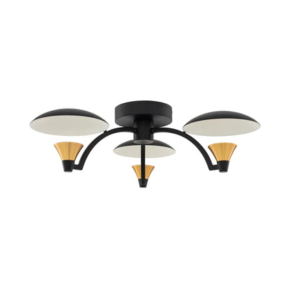 Redding LED Semi Flush Mount Ceiling Light in Detail.