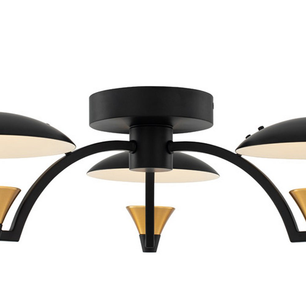 Redding LED Semi Flush Mount Ceiling Light in Detail.