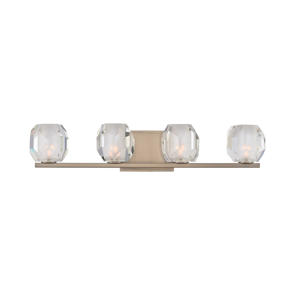 Regent Bath Vanity Light in Satin Nickel (4-Light).
