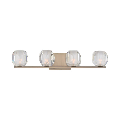 Regent Bath Vanity Light in Satin Nickel (4-Light).