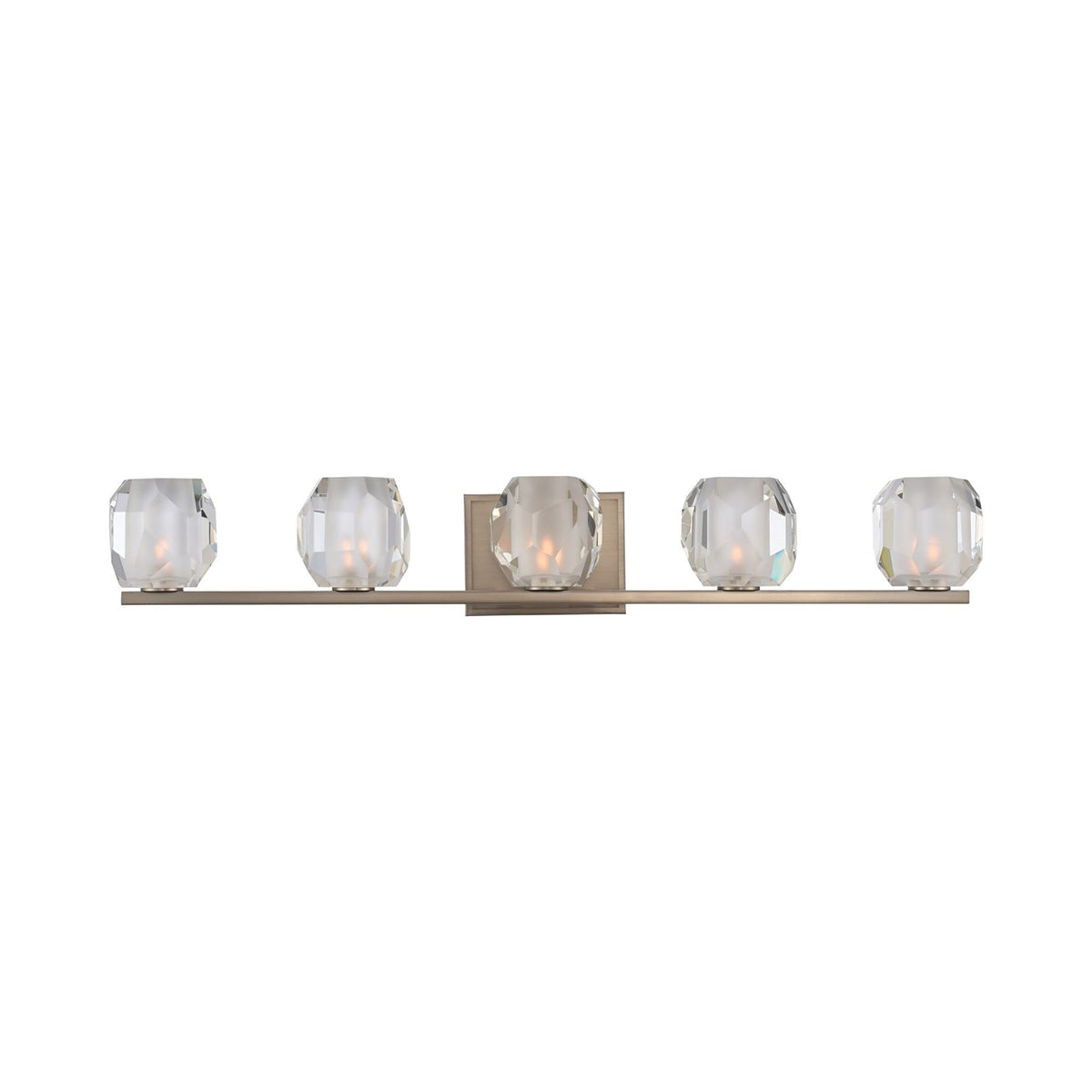 Regent Bath Vanity Light in Satin Nickel (5-Light).