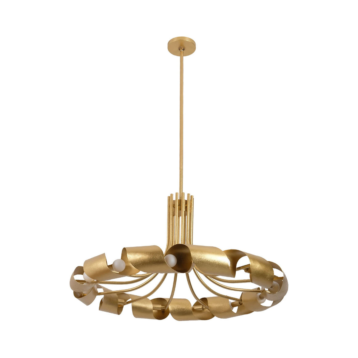 Ribbon Chandelier in Detail.