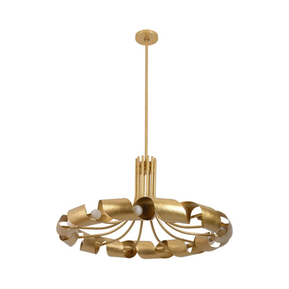 Ribbon Chandelier in Detail.