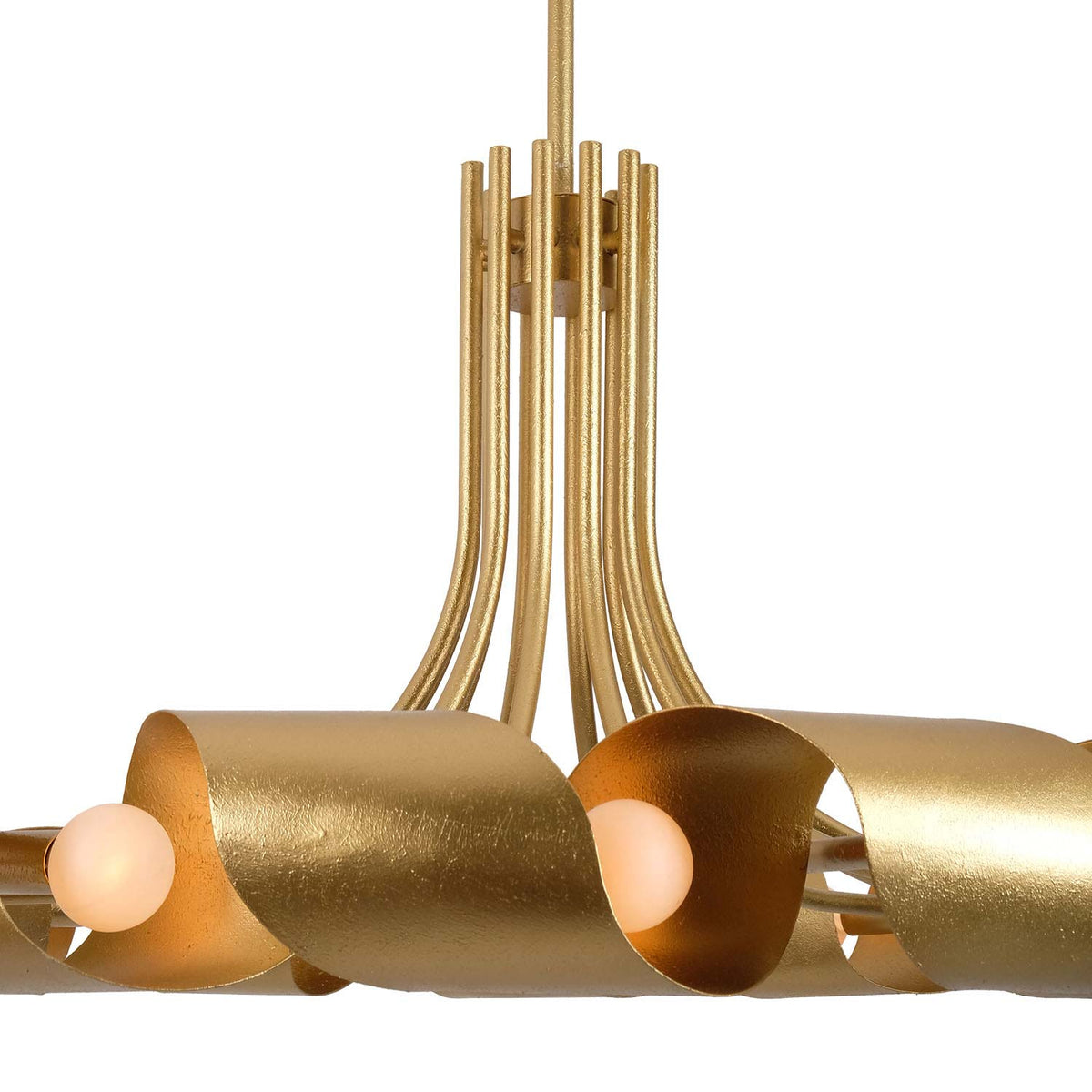Ribbon Chandelier in Detail.