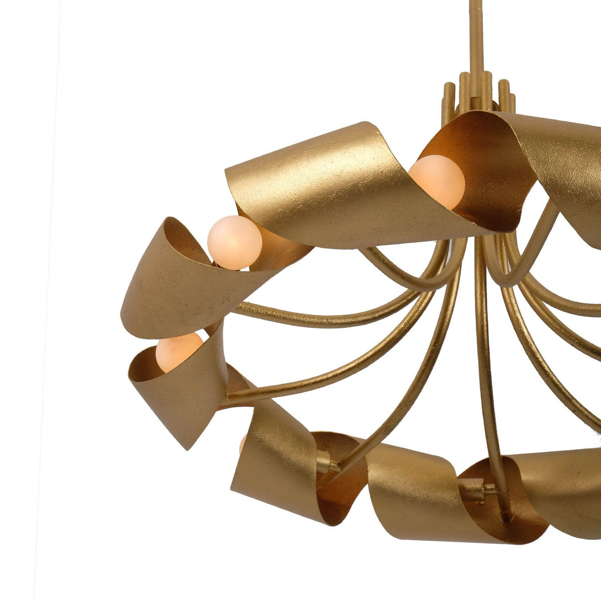 Ribbon Chandelier in Detail.