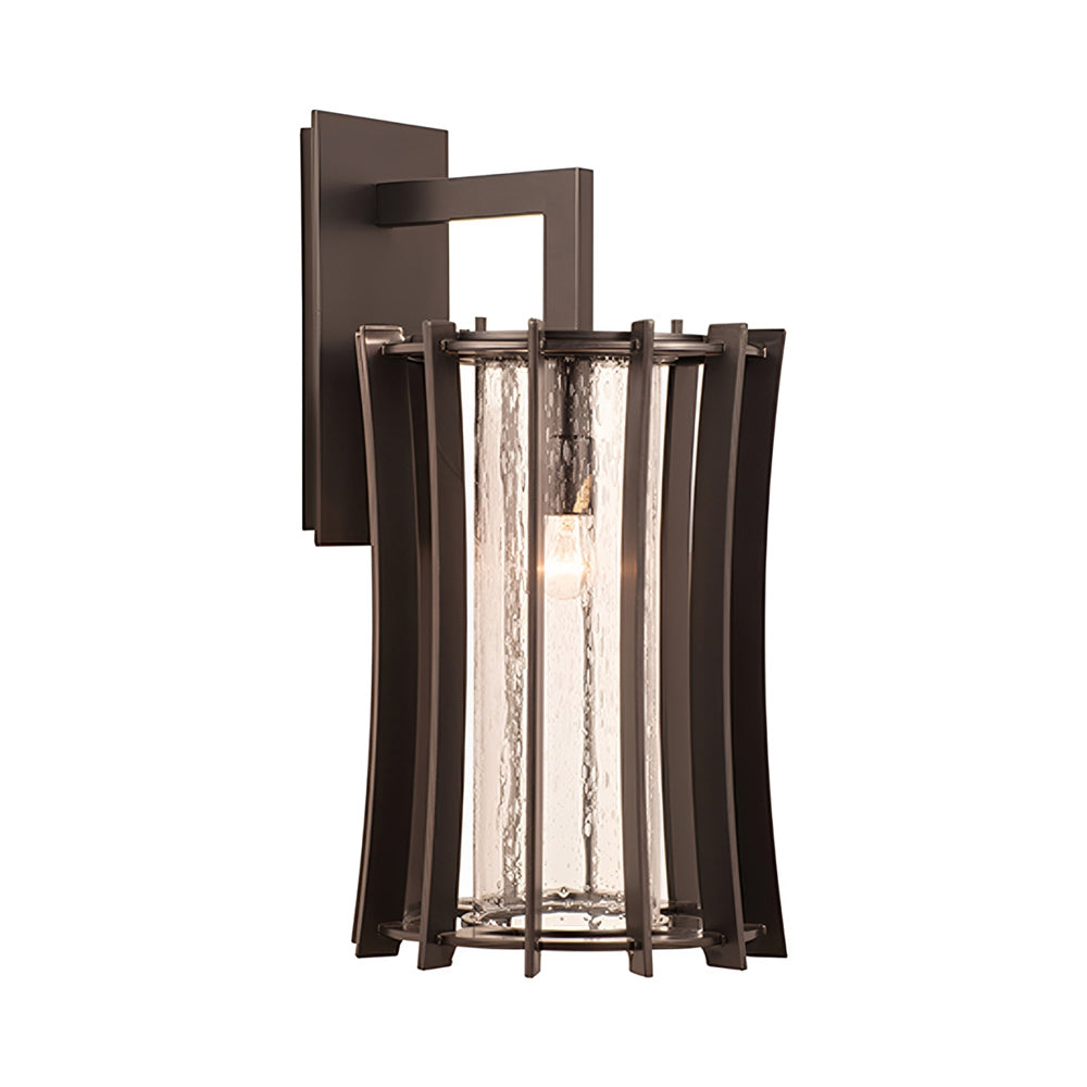Ronan Outdoor Wall Light in Bronze Dusk (23-Inch).